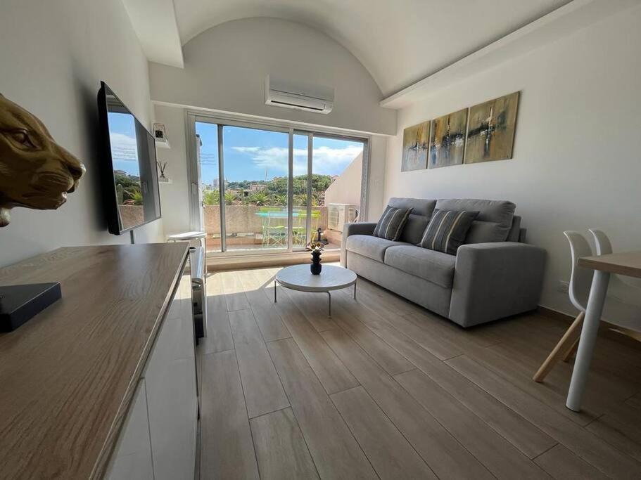 Appartement 4 Personnes Antibes Mer, Piscine, Parking, Tennis, Wifi 外观 照片